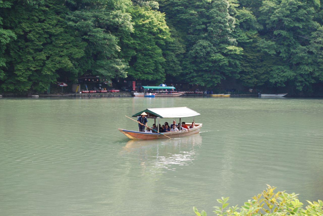 保津川下り船着場地区